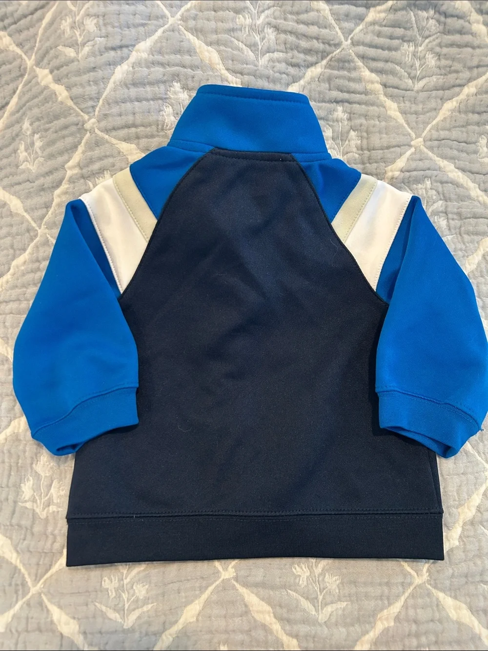 Nike Baby Boys Colorblock Zip Jacket - Navy, Blue, White - size 6-9m